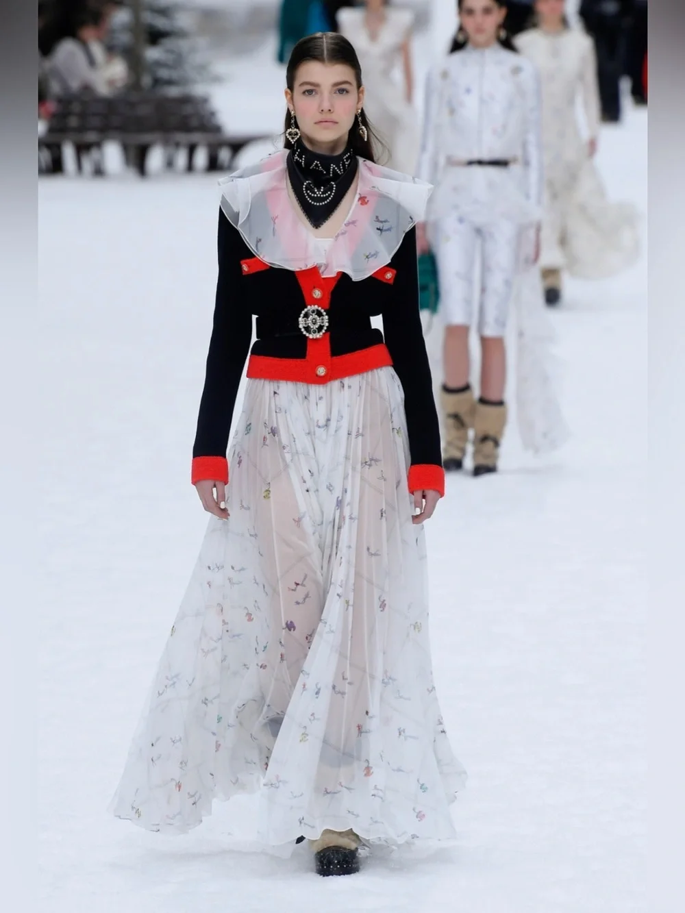 Chanel FW19 Runway Look 49 Cashmere Cardigan FR 36
